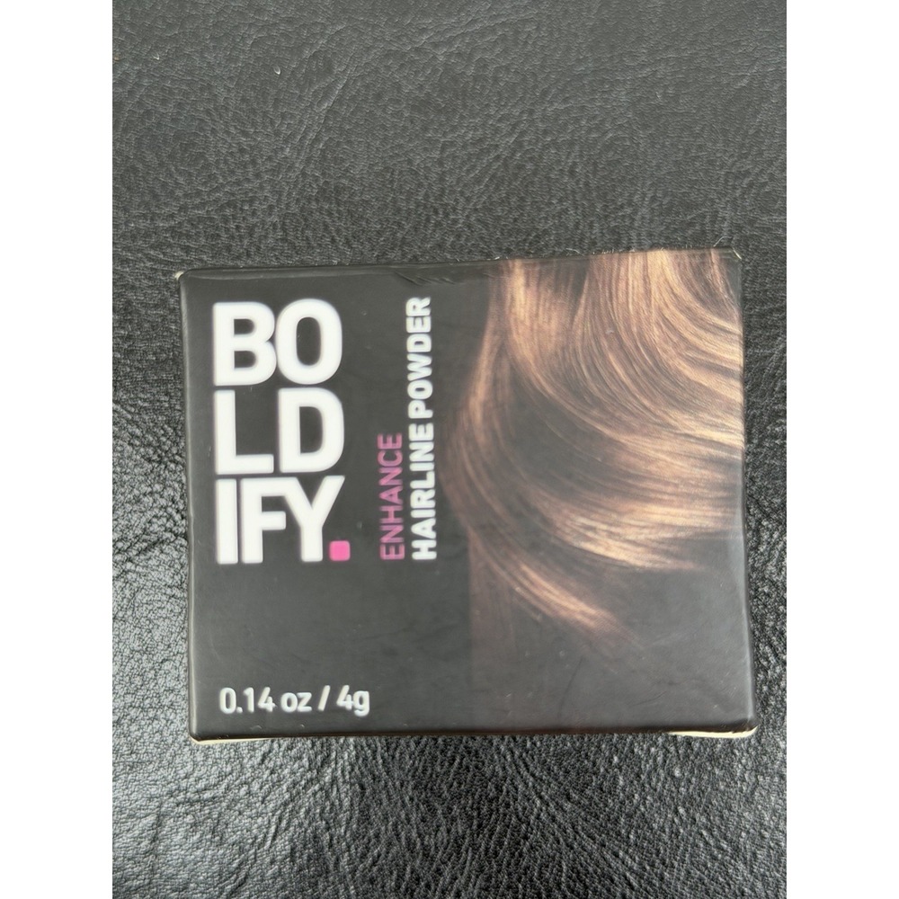 NEW Boldify Enhance Hairline Powder Light Brown Root Touch Up Hair Fill 0.14 oz